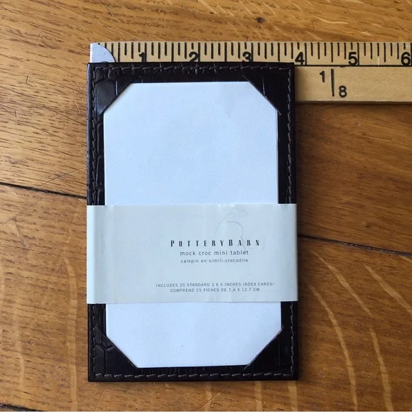 Note/Card Holder - Espresso Brown - Picture 6 of 8